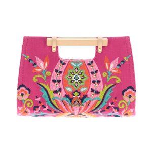 SPARTINA 449 Kaia Floral Clutch Embroidered Cross Body Bag